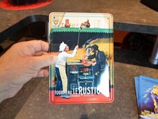 Small printed sheet metal plate 15x21cm Pöele cast iron stove stove LE RUSTIQUE 