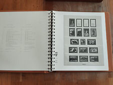 Album timbre Lindner marron avec étui Année 1940 à 1944 Bon état et complet