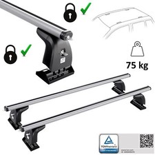 Barres toit en Aluminium pour VOLKSWAGEN California T5 03-15 points fixation