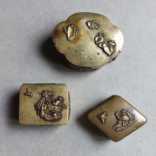 Boîtes japonaise laiton - boîtes,