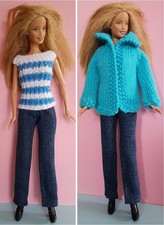 Barbie Lot vêtements poupée mannequin fait-main