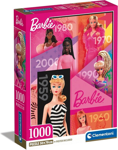 Puzzle barbie ans 1000 - ans,