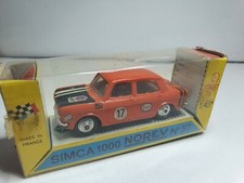 VINTAGE NOREV 1/43 #57 SIMCA 1000 RALLY SERIES D IN BOX GOOD CONDITION st