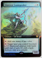 mtg magic extended FOIL ENGLISH Llanowar Loamspeaker's Soil Speaker