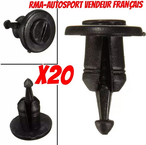 20x clips agrafe fixation - clips,