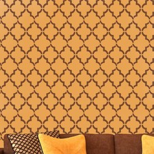 Marocain Treillis Treillage Pochoir Motif Décoration Murale Artisanat Peinture