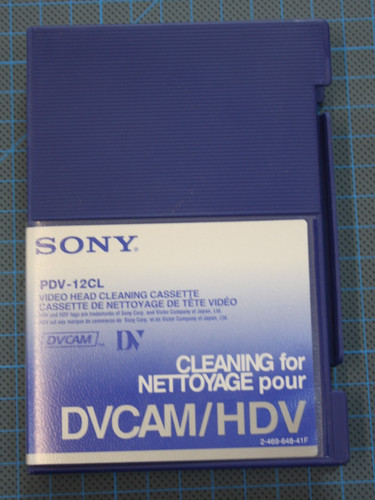 Sony cleaning for dvcam - cleaning,