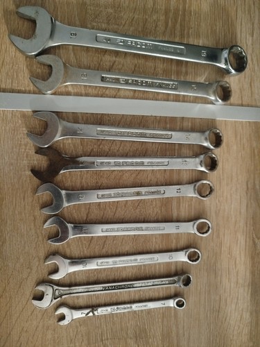 Lot clés mixte plate - 10,