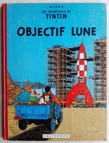 Tintin objectif lune rare - tintin,
