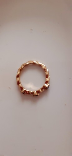 Jolie bague métal doré - mÉtal,