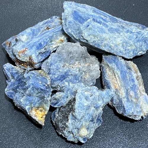 Blue kyanite crystals rough - kyanite,