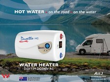 Duoetto MK2 12V/240V Digital Electric 10L Water Heater - Caravan, RV, Boat, Sink