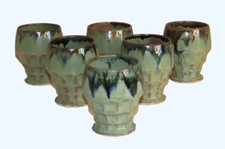 VERRE EN GRES FLAMMES VINTAGE