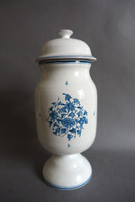 Pot couvert en faïence de