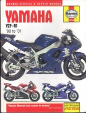 YAMAHA R1,YZF-R1 HAYNES WORKSHOP MANUAL 1998-2001 "HARDBACK"