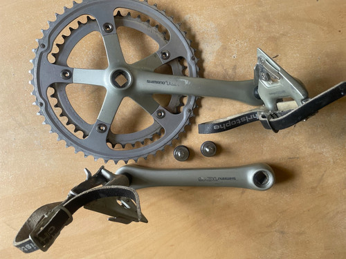 Pédalier shimano 105 double - pédalier,