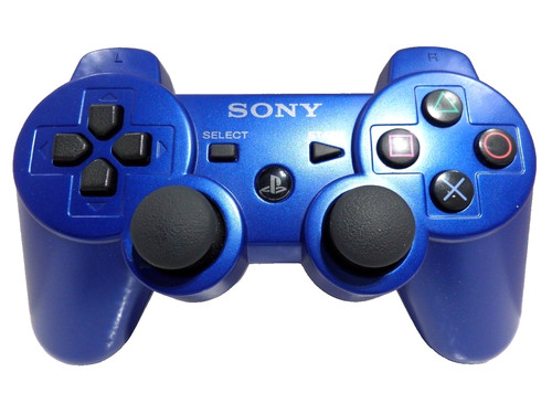 Manette ps3 bleu officielle - ps3,