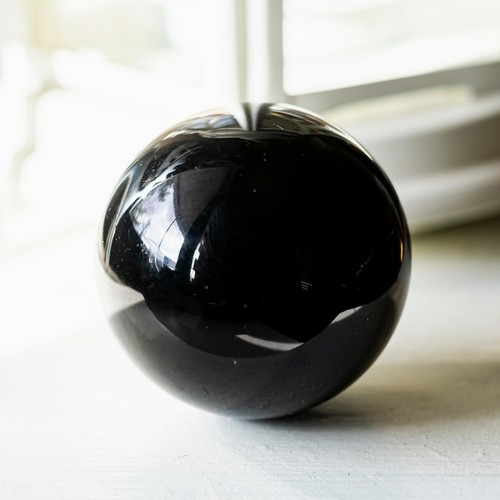 Boule obsidienne noire - obsidienne,