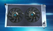 ALUMINUM RADIATOR+FAN FOR 1977-1982 Chevy Corvette (C3) 350 V8 5.7L 77 78 79 80