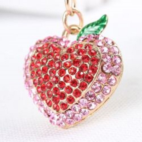 Porte cle coeur - cle, (anneau