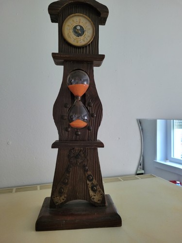 Sablier bois barometre - bois, et