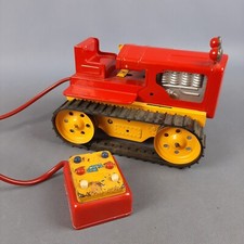 Jouet En Tôle Tracteur À Chenilles Électrique Tin Toys Fratelli Sommavilla