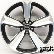 4 GENUINE AUDI RS4 9X20" ALLOY WHEELS 8W0601025CS MATTE BLACK DIAMOND