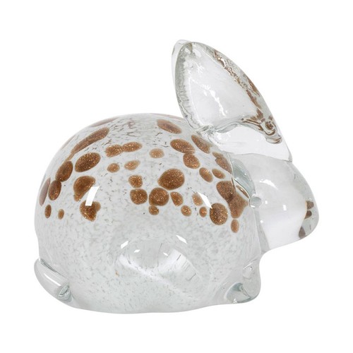Presse papier verre lapin