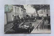 Old postcard 1905, Presles, Saint Hubert, crews, hunting, Val d'Oise 9