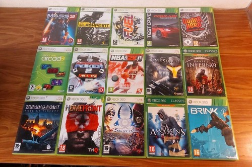 Lot jeux xbox - de, 15