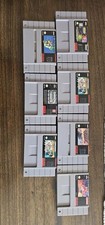 Super Nintendo SNES Game Cartridge Collection