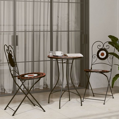 Set bistro mosaïqué table - set,