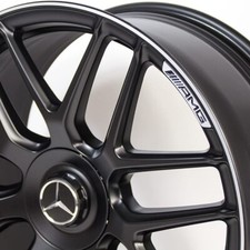 1x 154mm Black Centre Cap For Mercedes C63 Style Wheels + S Class 2012-2018