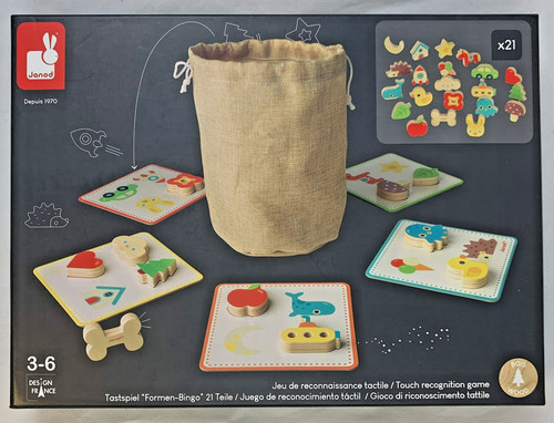 Janod jeu tactile - , formes-bingo
