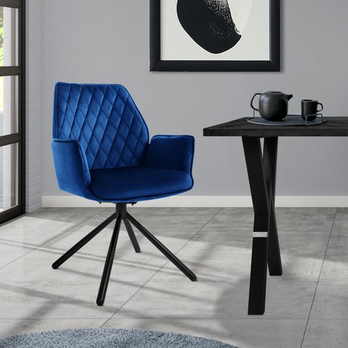 Chaise salle manger bleu - chaise, à