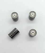 4 bouchon de Valve en noir