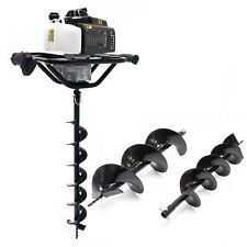 Tarière thermique en Set 63,3ccm 3CV Foret 100 mm 150mm 200mm Perceuse Sol