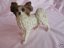 Statue de collection CASTAGNA - chien  PAPILLON DEBOUT