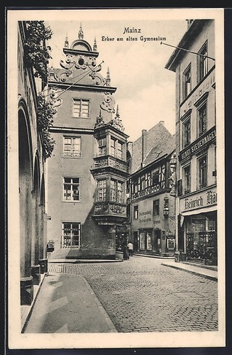 Carte postale mayence baie - carte, mayence,