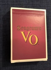 Seagrams VO playing cards