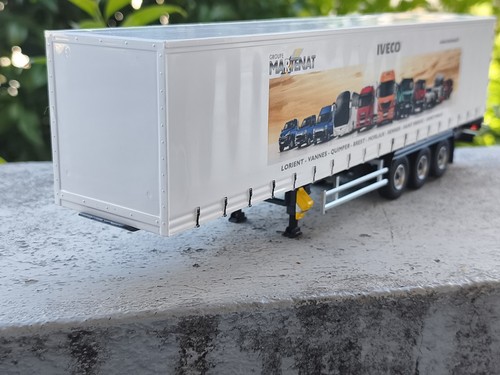 Semi remorque tautliner 43 - semi-remorque, 1/43