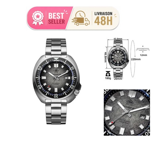 Montre plongée homme 200m - homme,