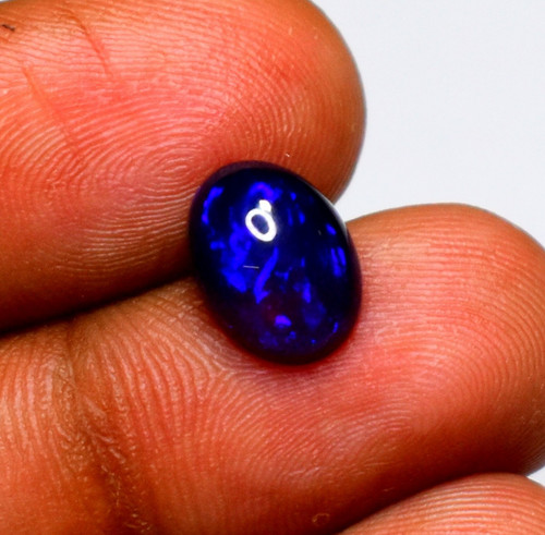Cabochon opale noire