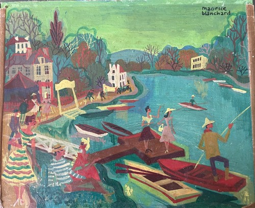 Maurice blanchard gouache - blanchard,,