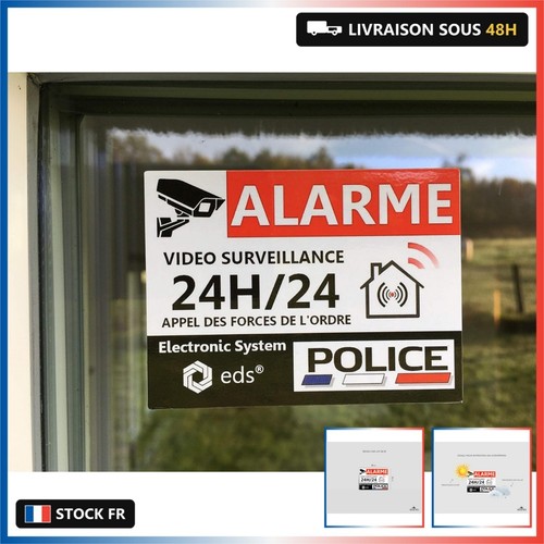 Stickers alarme vidéo - alarme,