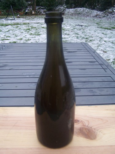 Demi bouteille ancienne - bouteille,