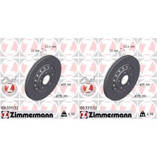 2x ZIMMERMANN Disques de Frein