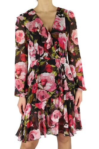 Liu robe volant col - robe,