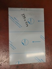 Plaque en INOX BROSSÉ MM Dimensions 519 mm X  335 mm