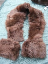 col fourrure + bords manches